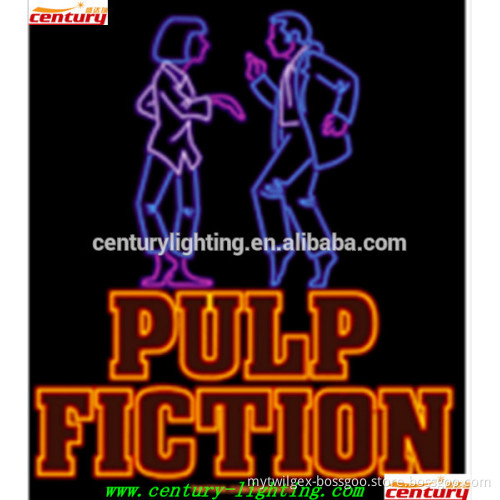 pulp fiction neon sign